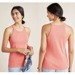 NWT Anthropologie Coral tank top
